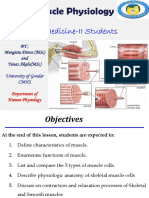 For Medicine-II Students: Muscle Physiology