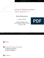 Fundamentals of Database Systems: (Query Optimization - I)