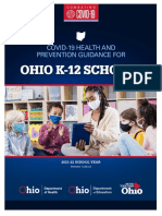 Ohio Department of Health's COVID Guidance For K-12 Schools