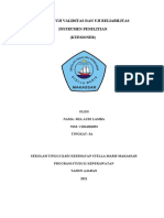 Latihan Uji Validitas Dan Uji Reliabilitas Instrumen Penelitian (Kuesioner)