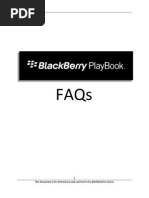 Download BlackBerry PlayBook FAQs by BlackBerryRockscom SN51755251 doc pdf