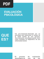 EVALUACIÓN PSICOLÓGICA
