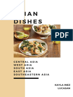 Asian dishes guide with recipes from Central, South, Southeast and East Asia