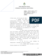 La Cámara Electoral confirmó la candidatura de Massoni