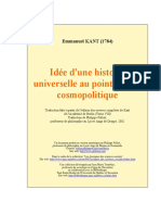 Idée Dune Histoire Universelle Au Point de Vue Cosmopolite by Kant Immanuel (Z-lib.org)