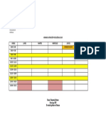 Horario 2019