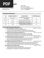 Utsav Chaudhary: Educational Qualification