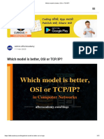 Which Model Is Better, OSI or TCP - IP