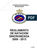 REGLAMENTO DE SINCRO EN ESPANOL PARA 2009-2013