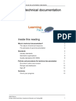 Determine Technical Documentation Standards: Inside This Reading