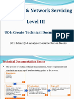 Hardware & Network Servicing Level III: UC4: Create Technical Documentation