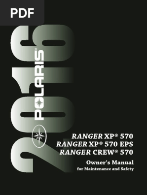 Polaris ranger Owners Manual