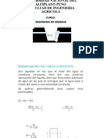 Semana 5 - Métodos para Determinar La Conductividad Hidraulica