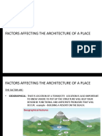 Factor Affecting Architecture