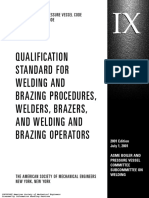 Qualification Standard For Welding and Brazing Procedures, Welders, Brazers, and Welding and Brazing Operators