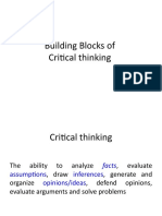 Critical Thinking Building Blocks