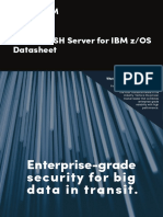 Tectia® SSH Server For IBM z/OS Datasheet: Enterprise-Grade Security For Big Data in Transit