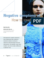 Negative Symptoms of