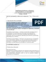 Guía de Actividades y Rúbrica de Evaluación - Fase 3 - Elaboración - A