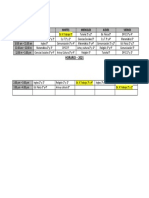 Horario - 2021