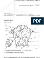 Bloque de Motor Especificaciones