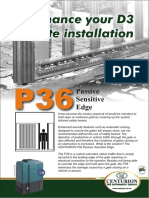 English P36 Passive Sensitive Edge BrochureCS52 1010 D 02 0016 2