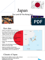 Japan: The Land of The Rising Sun