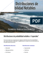 Distribuciones de Probabilidad Notables Discretas