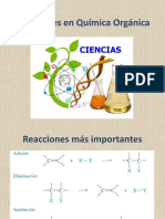 Quimica Organica - Tipos de Reacciones