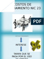 Costos de financiamiento NIC 23