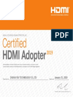 15.05.2019 HDMI Adopter