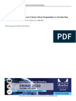 Analysis of Total Mangrove Carbon Stock Degradation in Kendari Bay