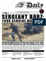 Sergeant Borz:: Your Genuine War Hero