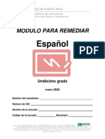 Módulo Remediativo Español 11