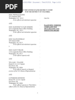 In The United States District Court For The District of Columbia