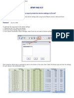 ETAP FAQ Export Protective Device To Excel