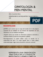 Psicopatología y Examen Mental Para Internos