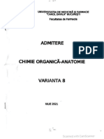 Admitere Farmacie UMFCD 2021