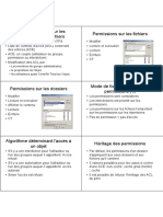 C Permissions NTFS Partage W2K