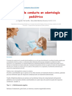 13. Manejo de Conducta en Odontología Pediátrica