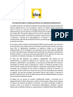 IDEA defiende a Macri