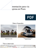 Implementación para Vía Expresa en Piura