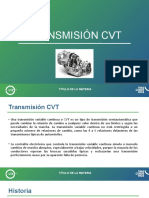 CVT: Transmisión variable continua