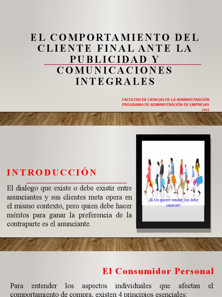 03 - El Comportamiento Del Cliente Final Ante La Publicidad y ...