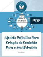 Modelo Webinário Conteúdo