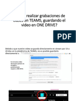 Cómo Realizar Grabaciones de Clases en TEAMS