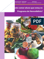 Alimentos en El Programa de Hemodialisis Castellano