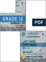 Grade 12 Completers Template