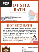 Sitz Bath Setup and Cleaning Guide | PDF | Bathing | Hygiene