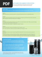 Aquion Prosystems Whole House Water Filter Quick Start